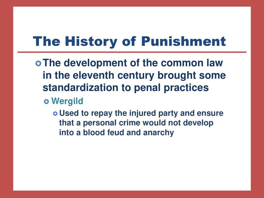 state and federal objectives of punishment