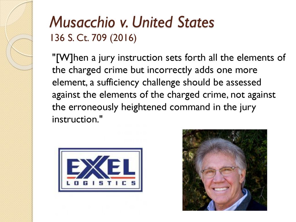 Musacchio v. United States 136 S. Ct. 709 (2016)