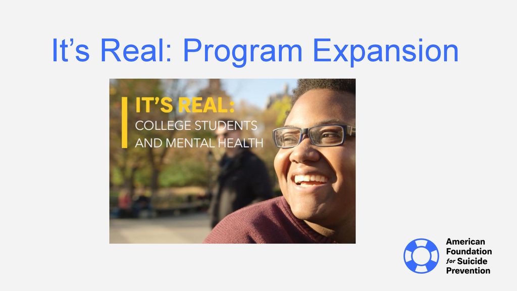 It’s Real: Program Expansion