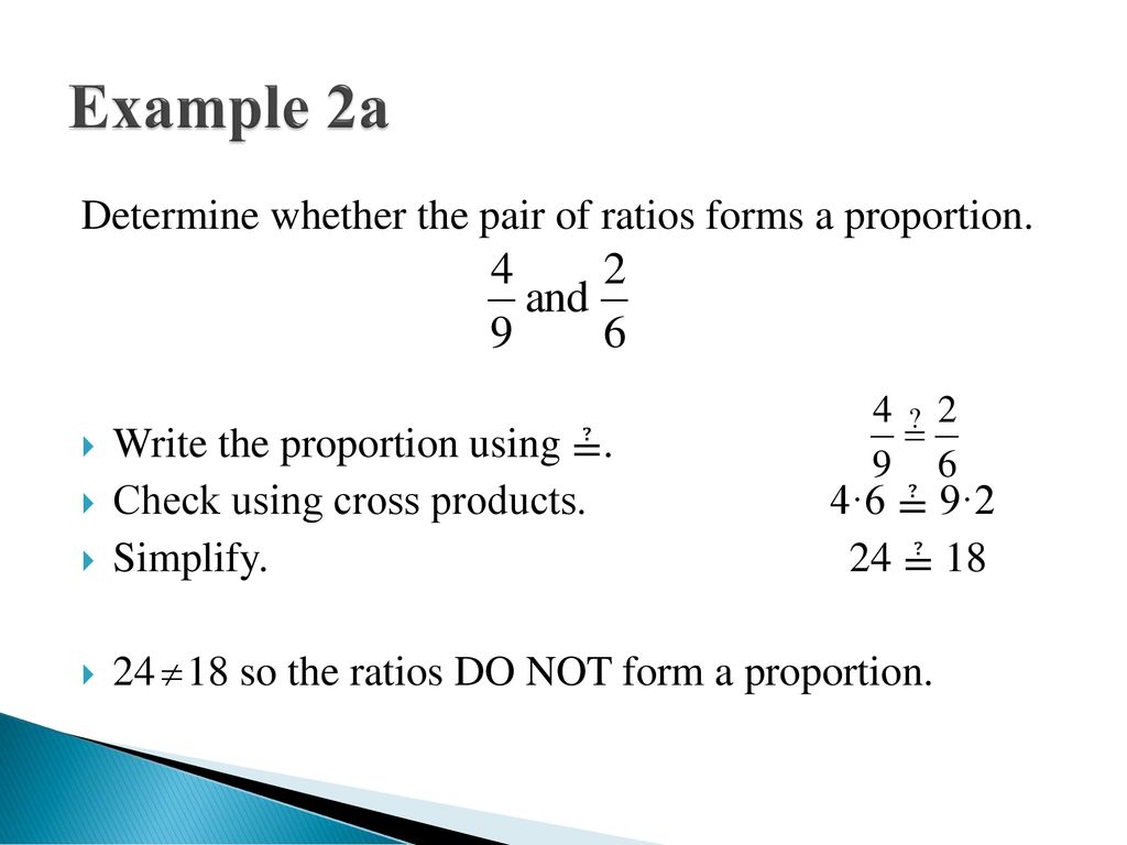 Write and Solve Proportions - ppt download