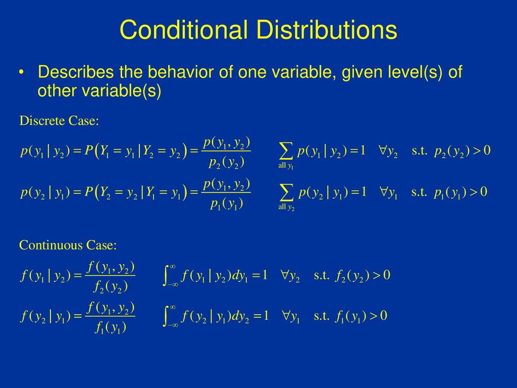 Multivariate probability distributions ppt download