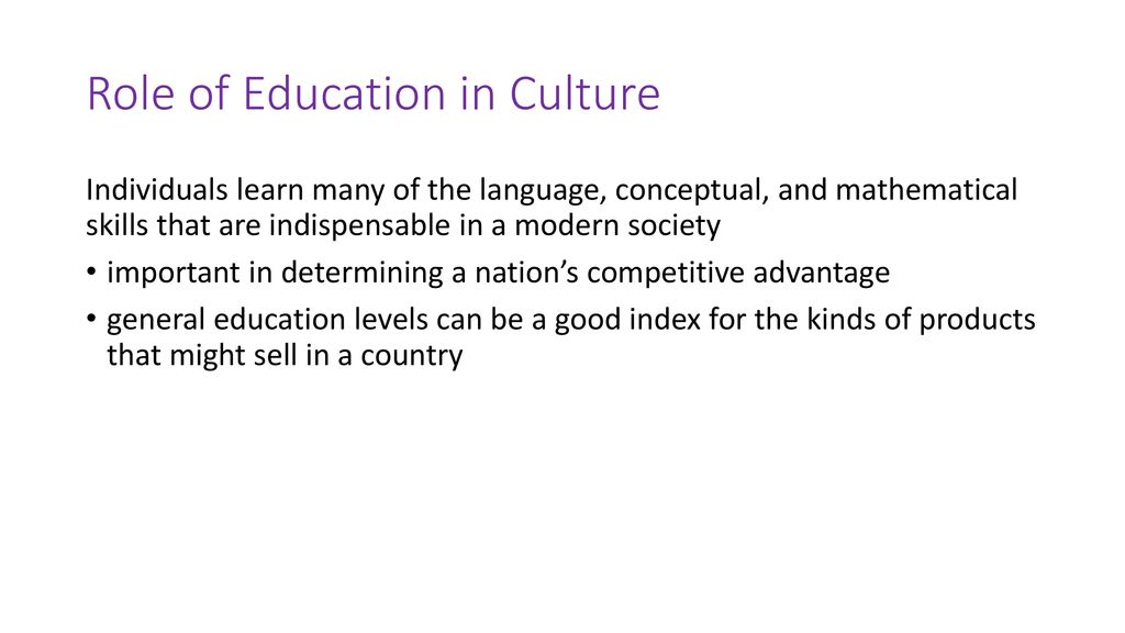 DIFFERENCES IN CULTURE - ppt download