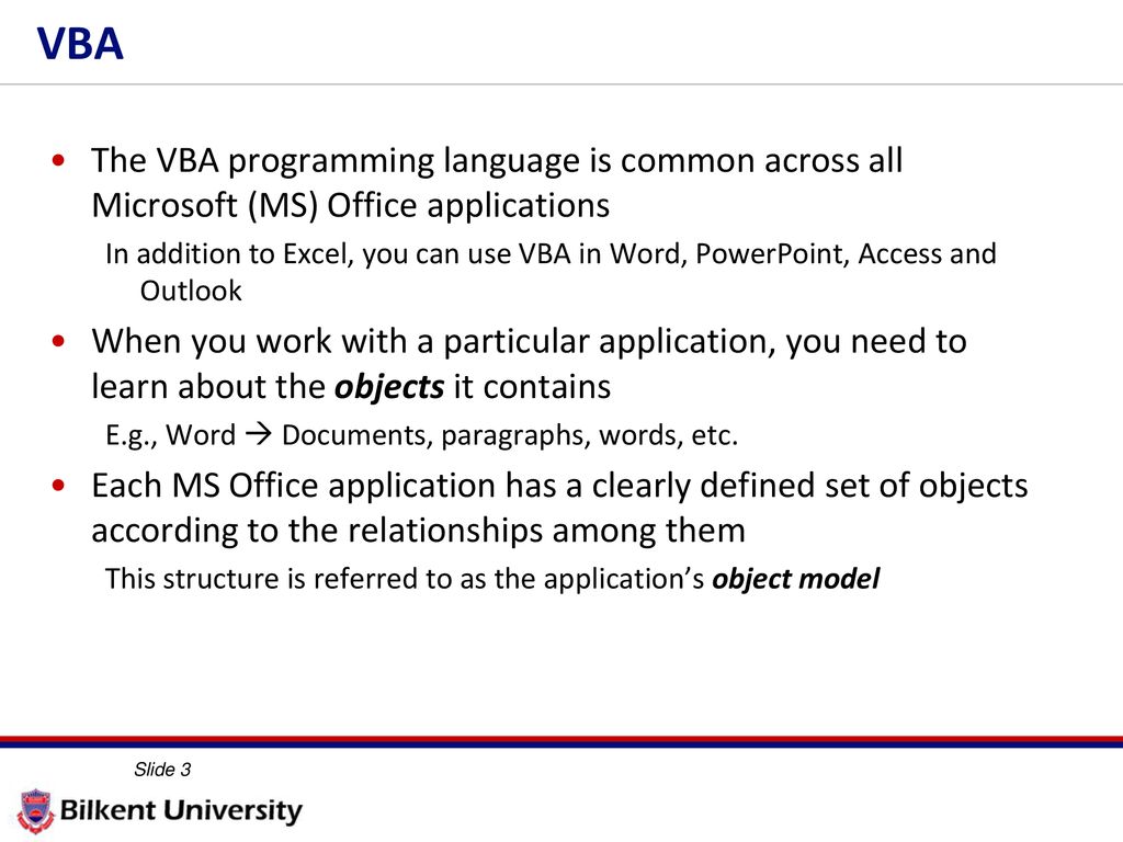 Introduction To Vba Ie 469 Spring Ppt Download