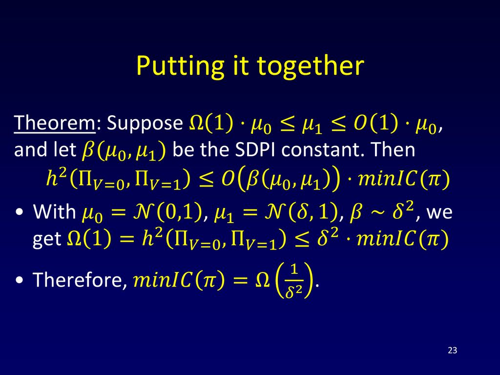 Dimacs Workshop On Big Data Through The Lens Of Sublinear Algorithms Ppt Download