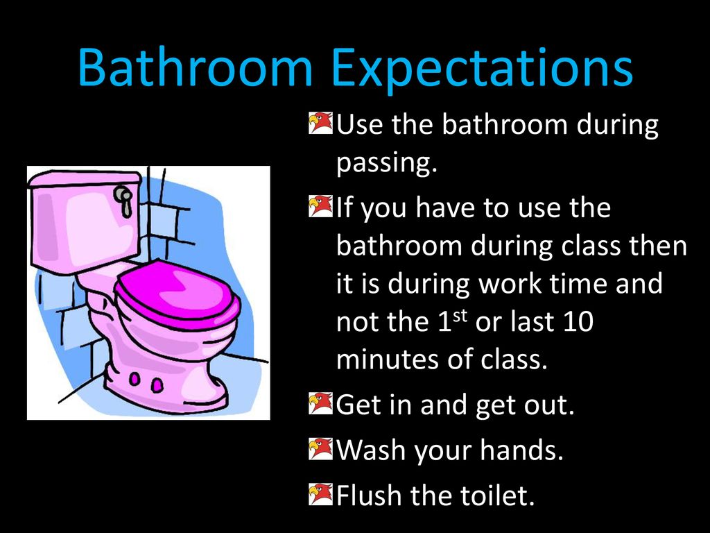 Bathroom Expectations