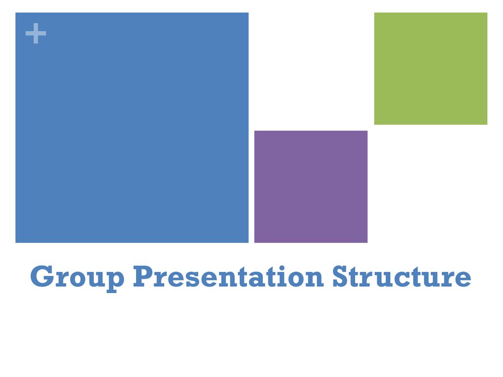 group presentation structure