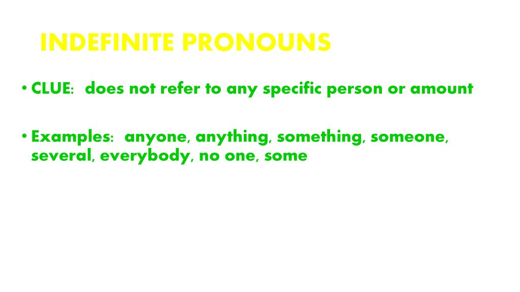 PRONOUNS ppt download