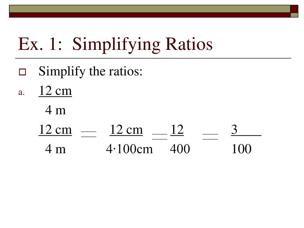 8.1 Ratio and Proportion. - ppt download