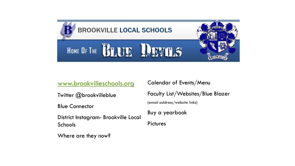 Brookville High School Junior Parent Meeting Class of ppt download