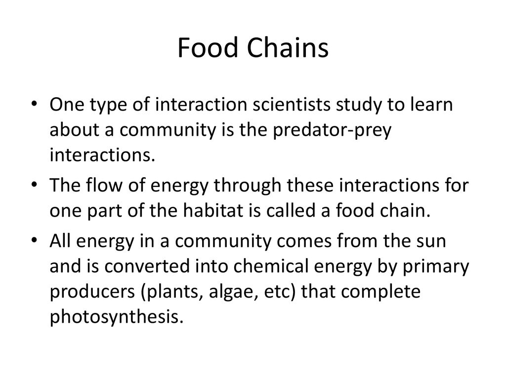 Community Ecology A community is all of the species in one place that ... Biology Diagrams