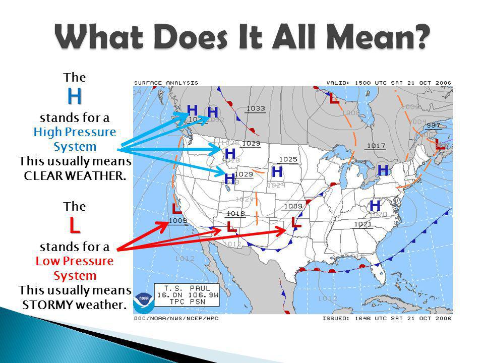 what does map mean Reading A Weather Map Ppt Video Online Download