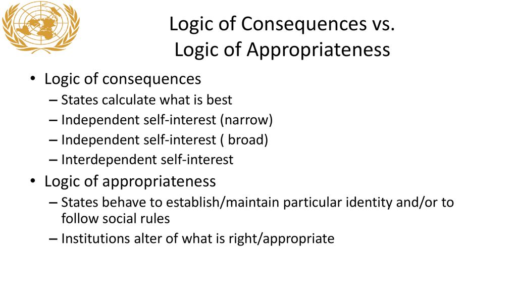 The Logic of Appropriateness vs. The Logic of Consequences – Navigating Moral Dilemmas The Logic of Appropriateness vs. The Logic of Consequences – Navigating Moral Dilemmas