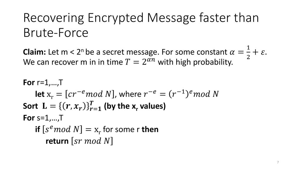 Topic 31 Rsa Attacks Fixes Ppt Download
