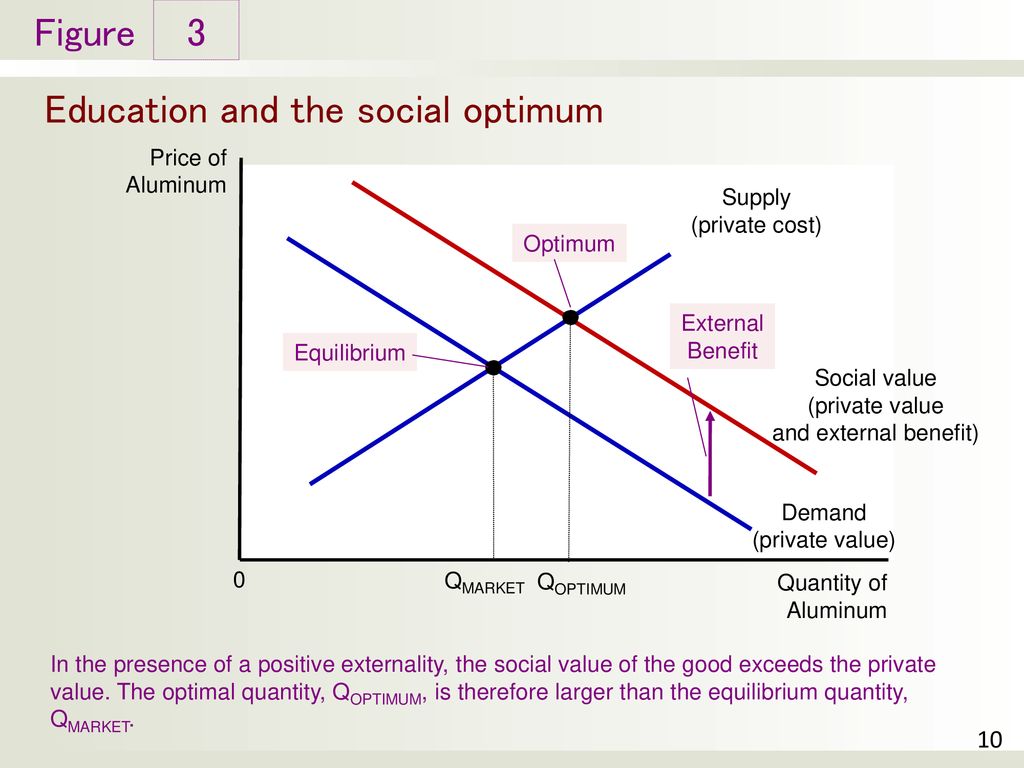 Private value. Social Optimum Economics. The Optimum value. Social demand. Demand value.