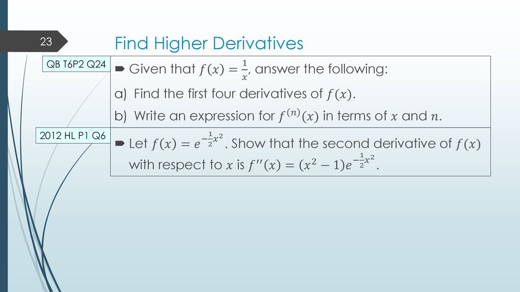 Differentiation Learning Outcomes Ppt Download