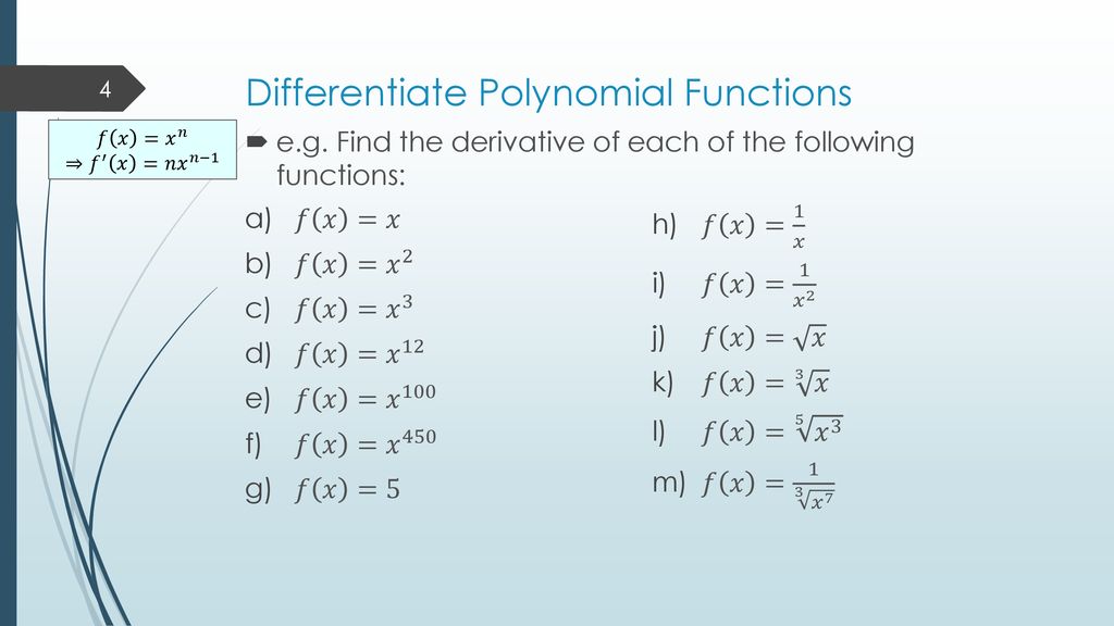 Differentiation Learning Outcomes Ppt Download