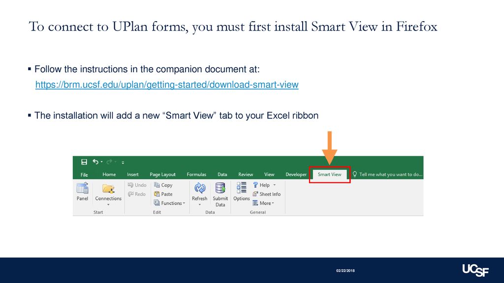 how to add smartview to excel ribbon