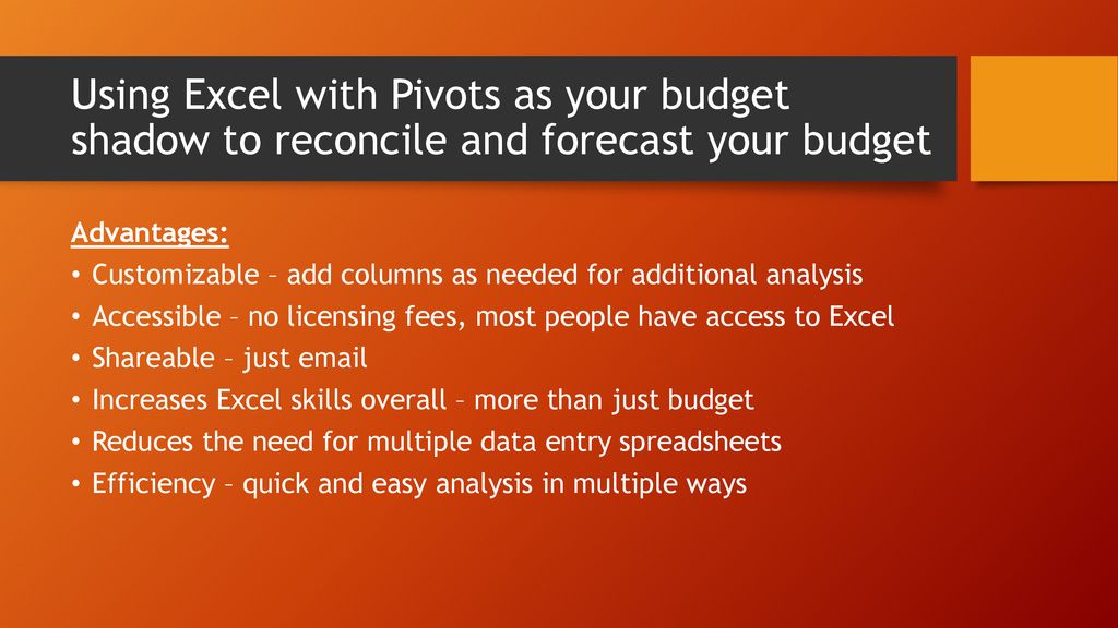 Breakout session 3 thursday may 31 am budget tracking