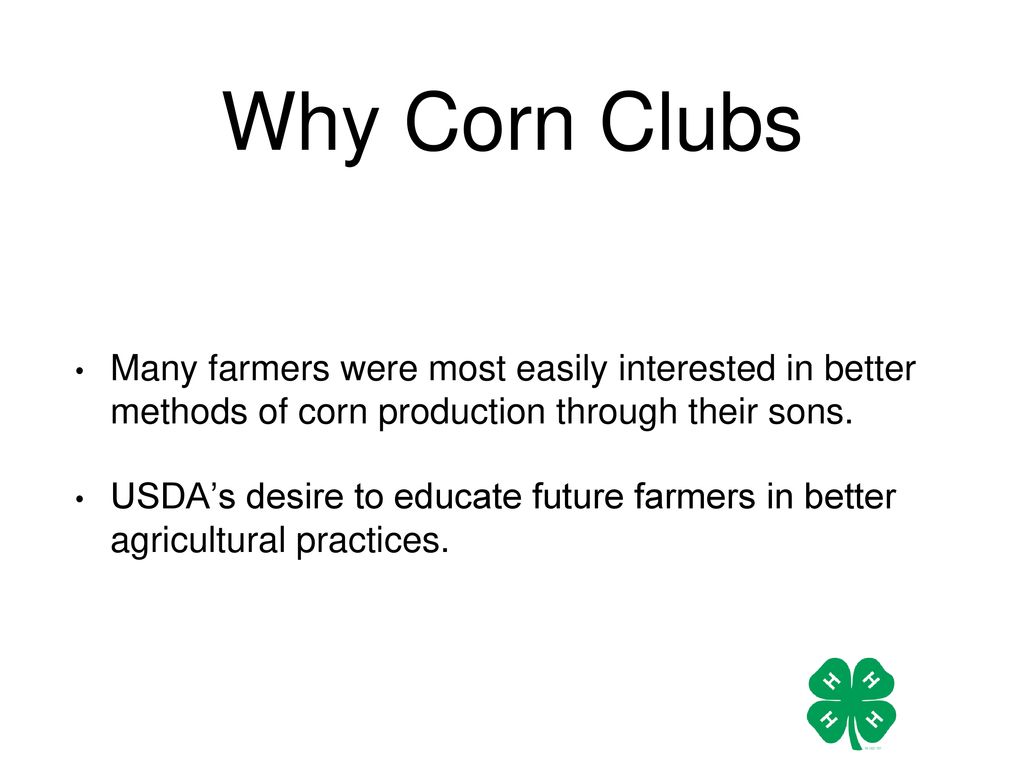 4-H: Youth & Community Development - ppt download