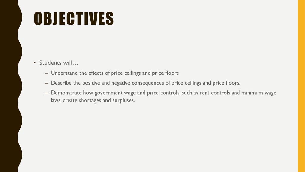Price Ceilings And Price Floors Ppt Download
