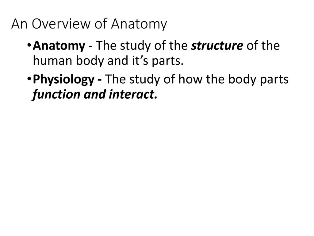 The study of the structure of the Biology Diagrams