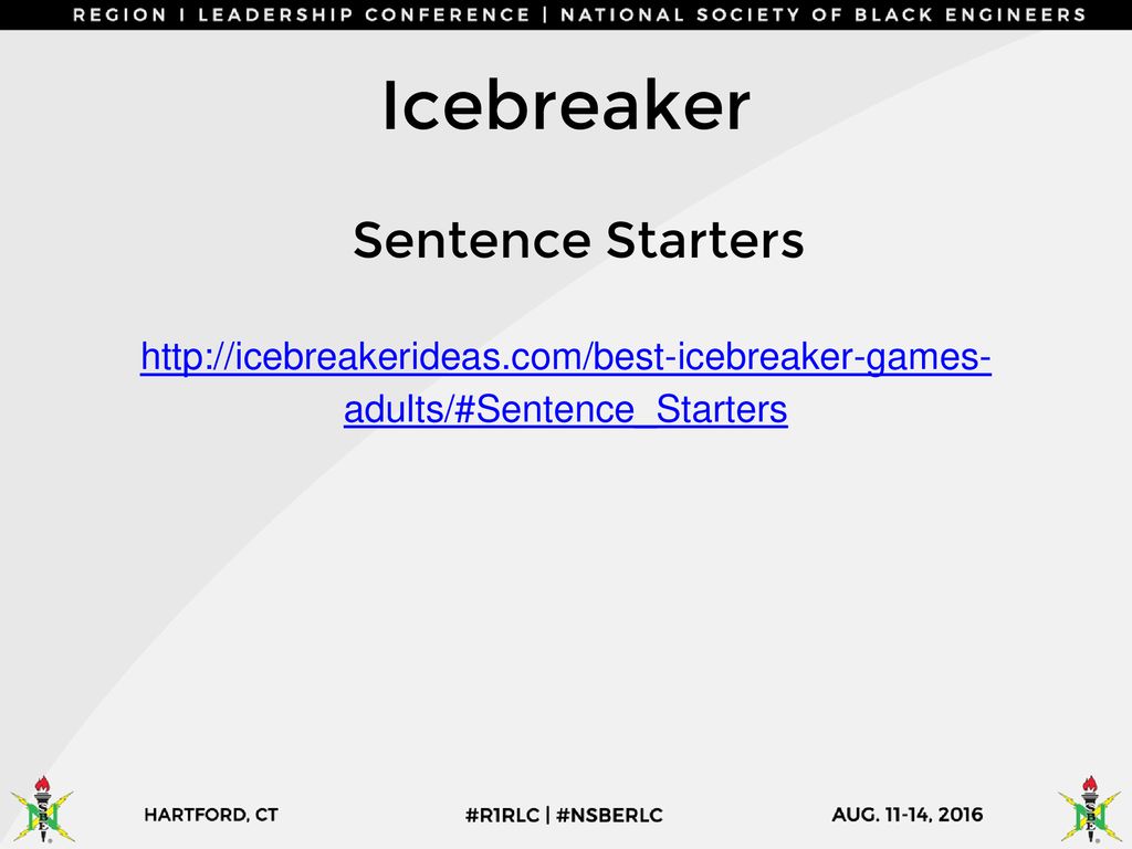 Icebreaker Sentence Starters