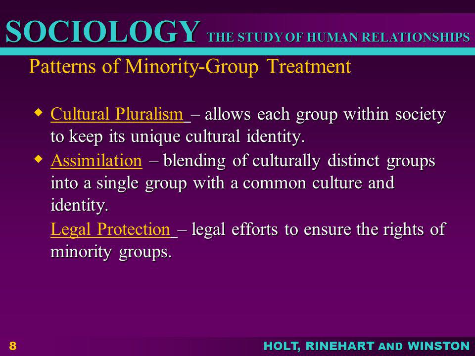 Patterns of Minority-Group Treatment