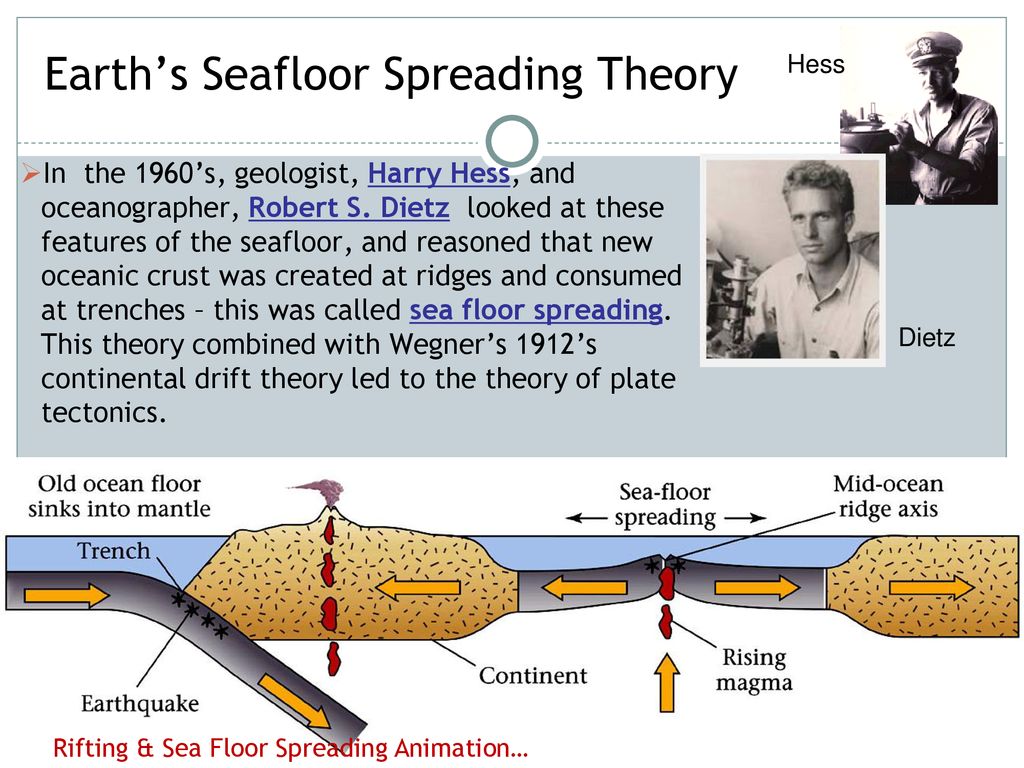 Continental Drift and Seafloor Spreading Notes - ppt download