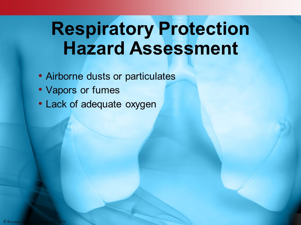 Respiratory Protection Hazard Assessment