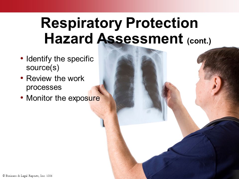 Respiratory Protection Hazard Assessment (cont.)