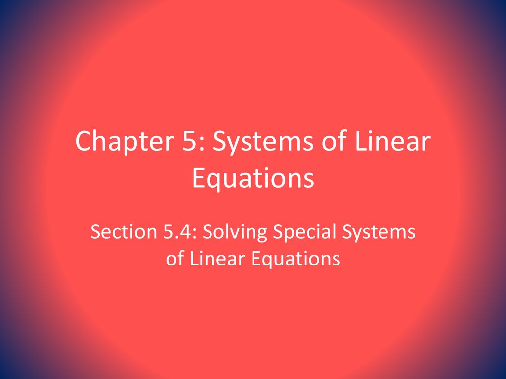 chapter-5-systems-of-linear-equations-ppt-download