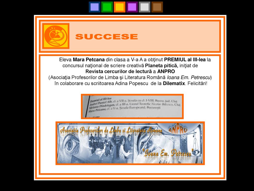 PrezintÄƒ Scoala EuropeanÄƒ Buletin Informativ Bucuresti 03 Ppt Download