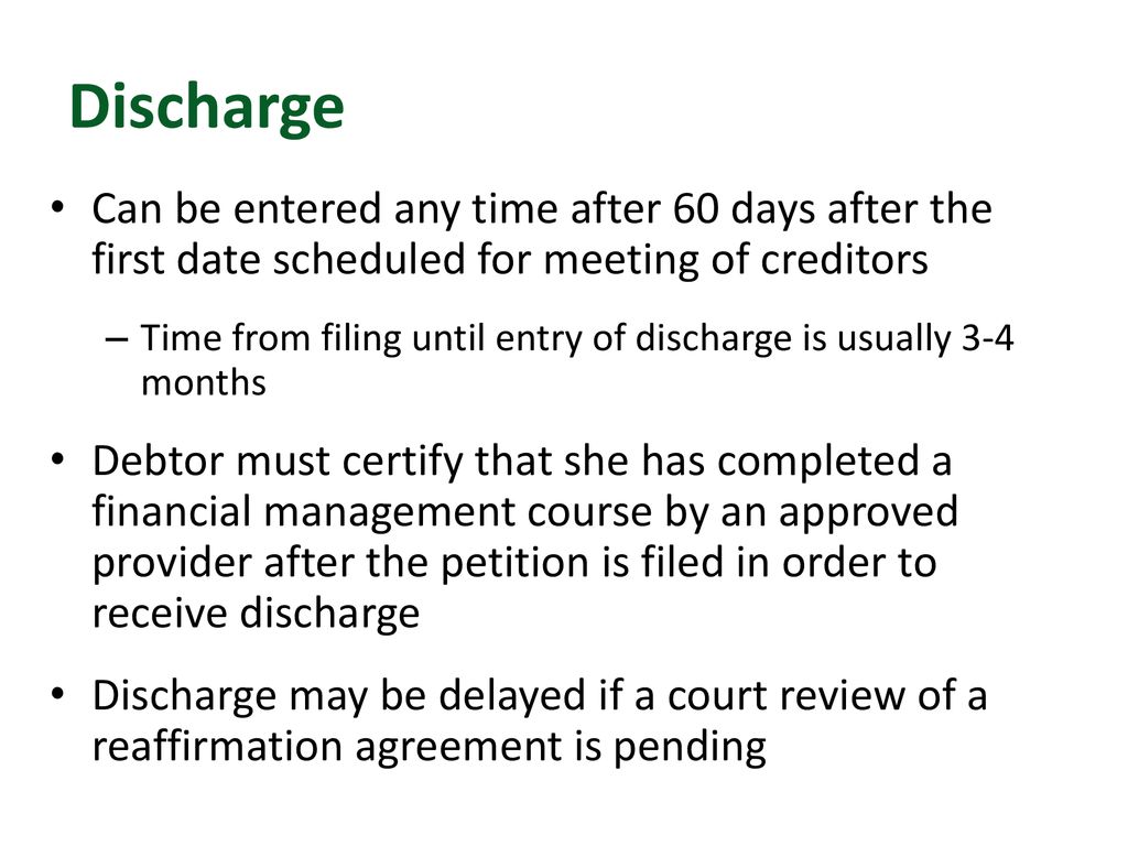 Module 1 Bankruptcy Overview ppt download