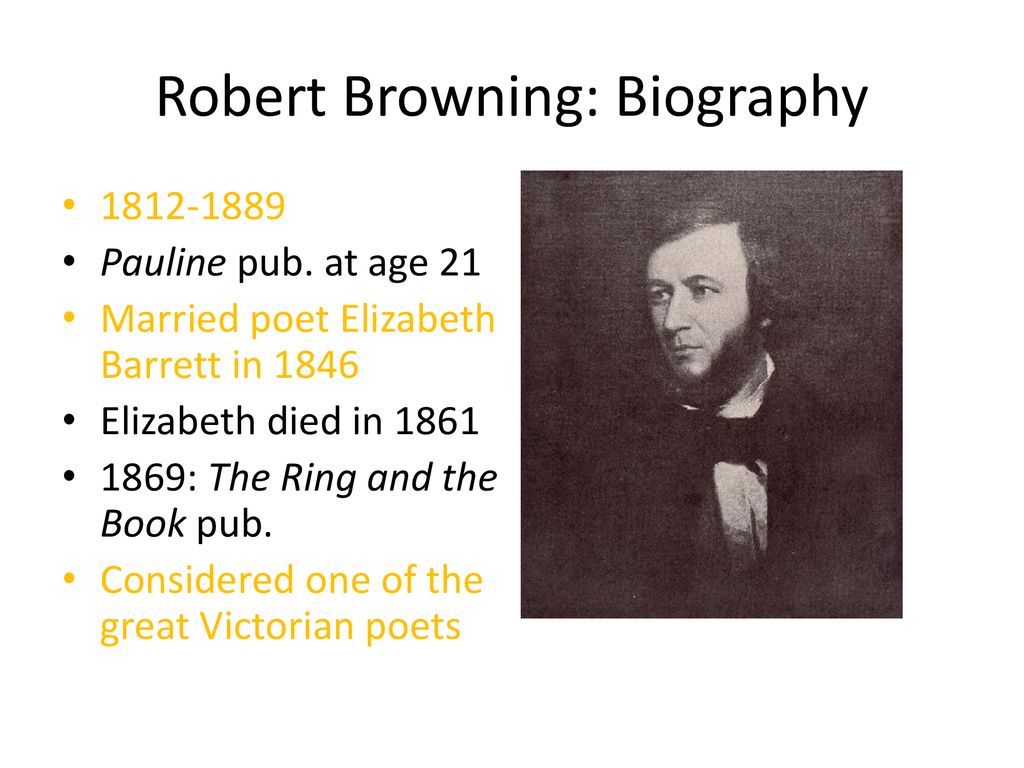 Robert Browning Porphyria S Lover Ppt Download