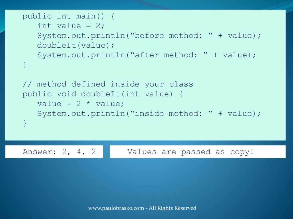INTERMEDIATE PROGRAMMING USING JAVA - ppt download