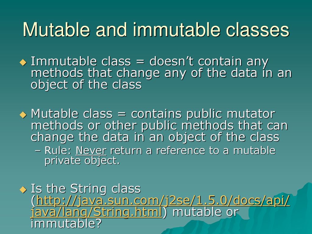 Defining Classes II. - ppt download