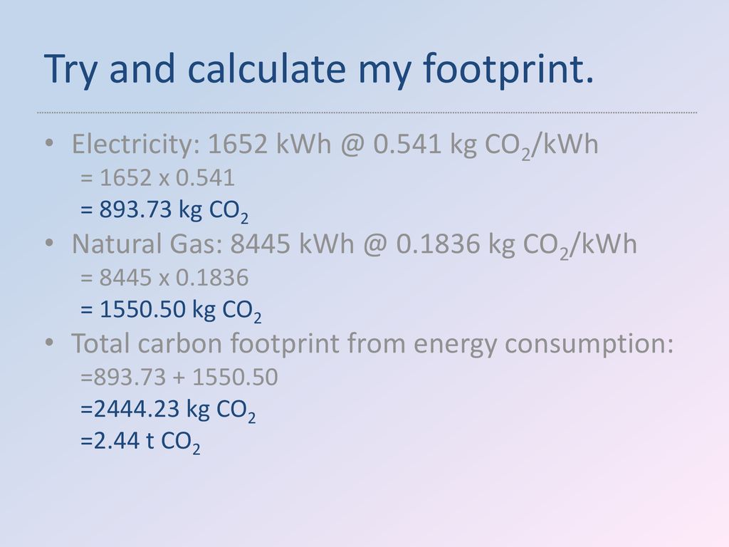 Carbon Footprinting. - ppt download