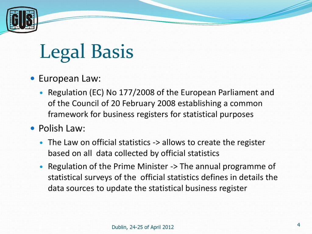 Statistical Business Register as a base for creating the sample - ppt  download