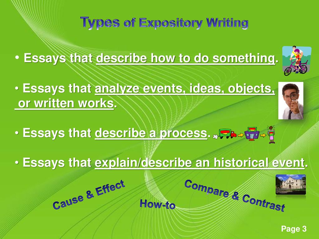 expository writing outline template