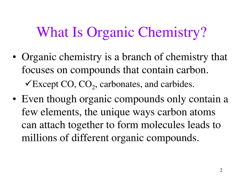 Organic Chemistry Ppt Download