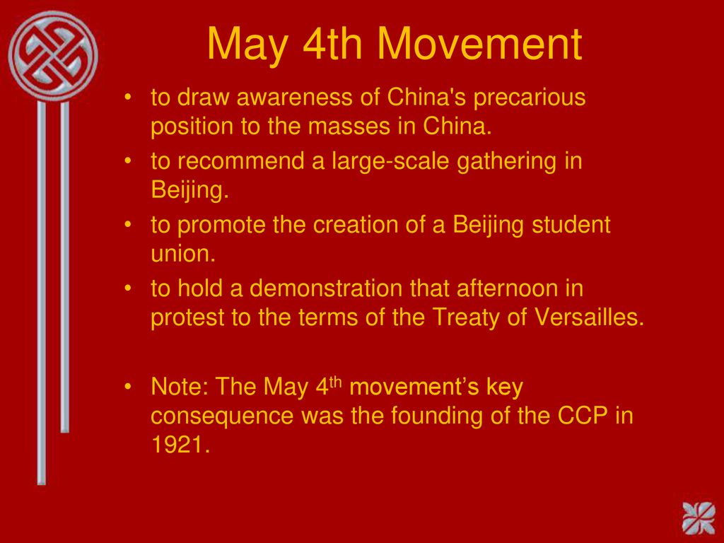 China and the world since the “movement of 4th May” ppt download