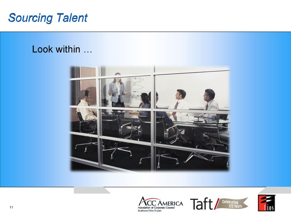 Sourcing Talent Look within …
