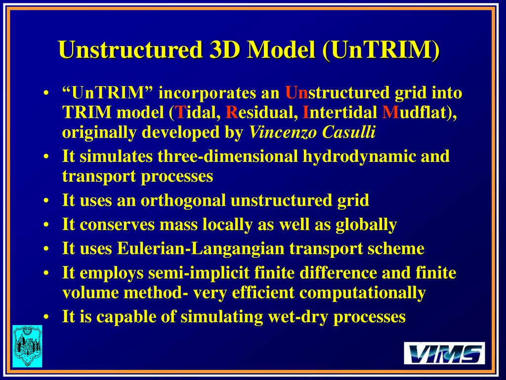 Unstructured 3D Model (UnTRIM)