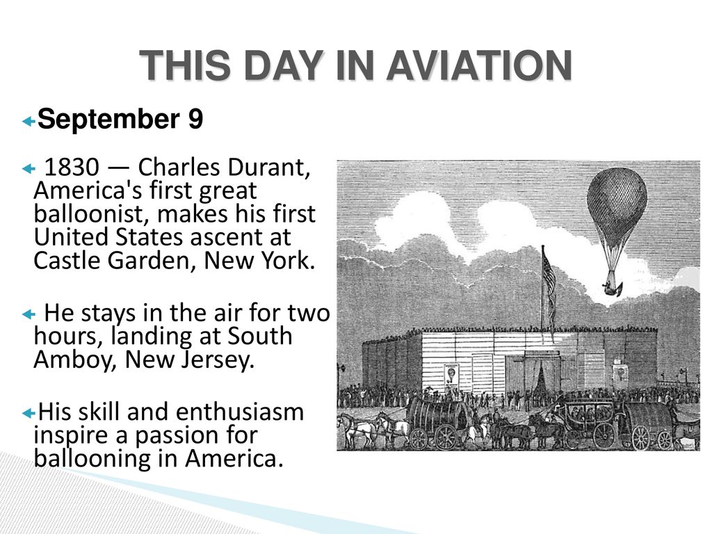 THIS DAY IN AVIATION September 9