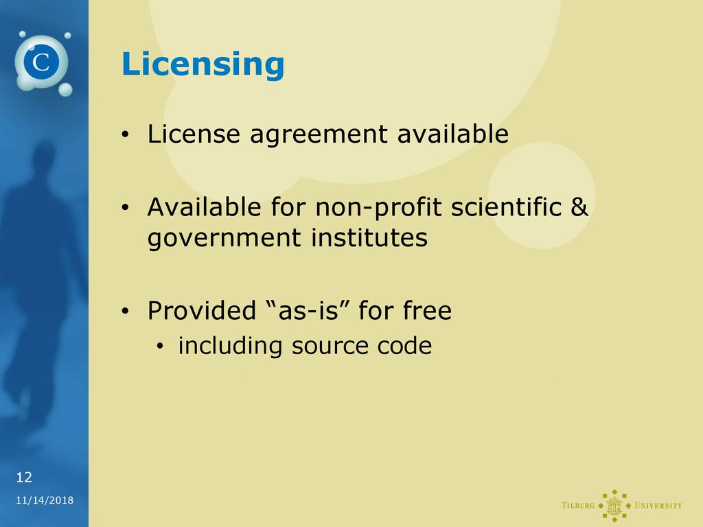 Licensing License agreement available