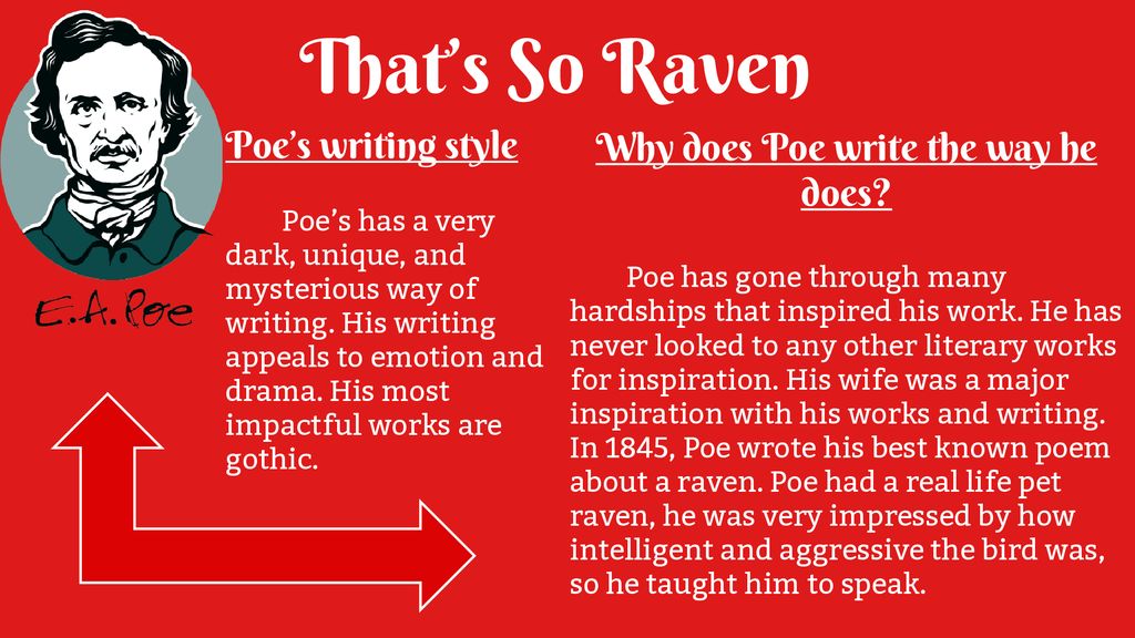 Why does Poe write the way he does