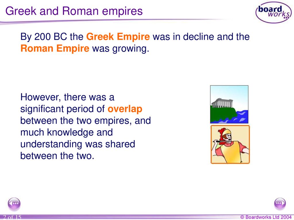 Greek and Roman empires