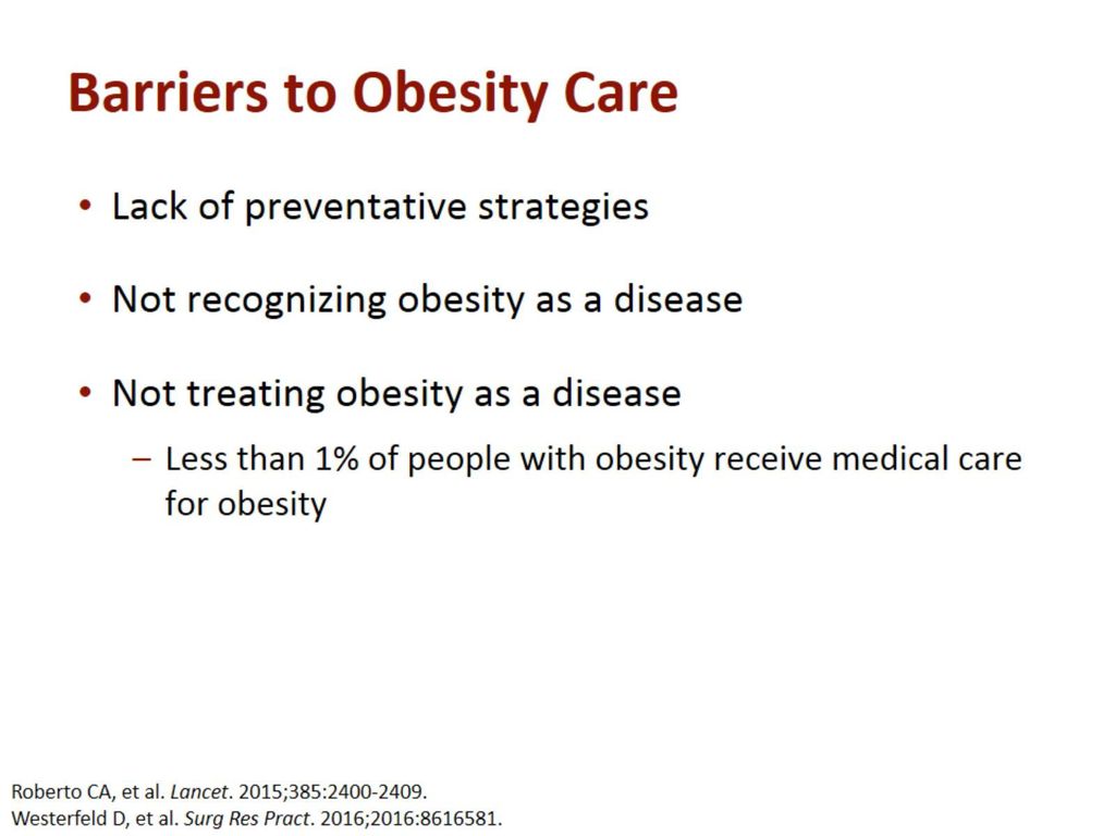 Barriers to Obesity Care