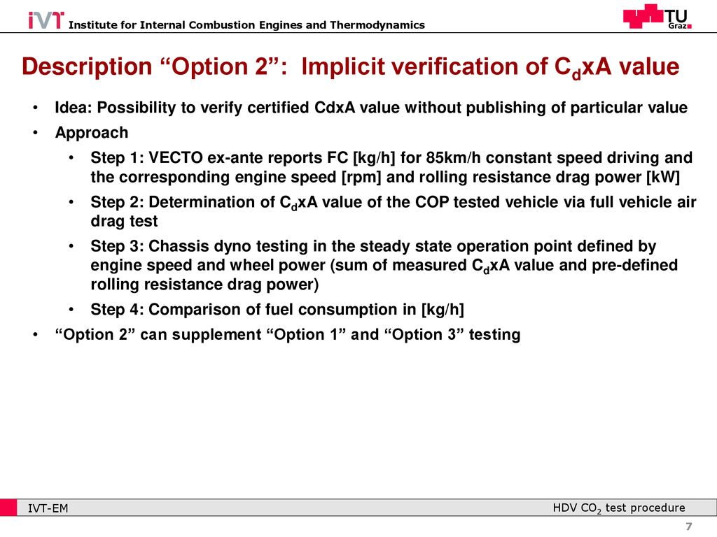 Description Option 2 : Implicit verification of CdxA value