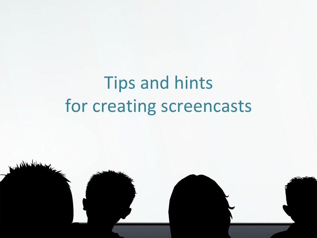 for creating screencasts